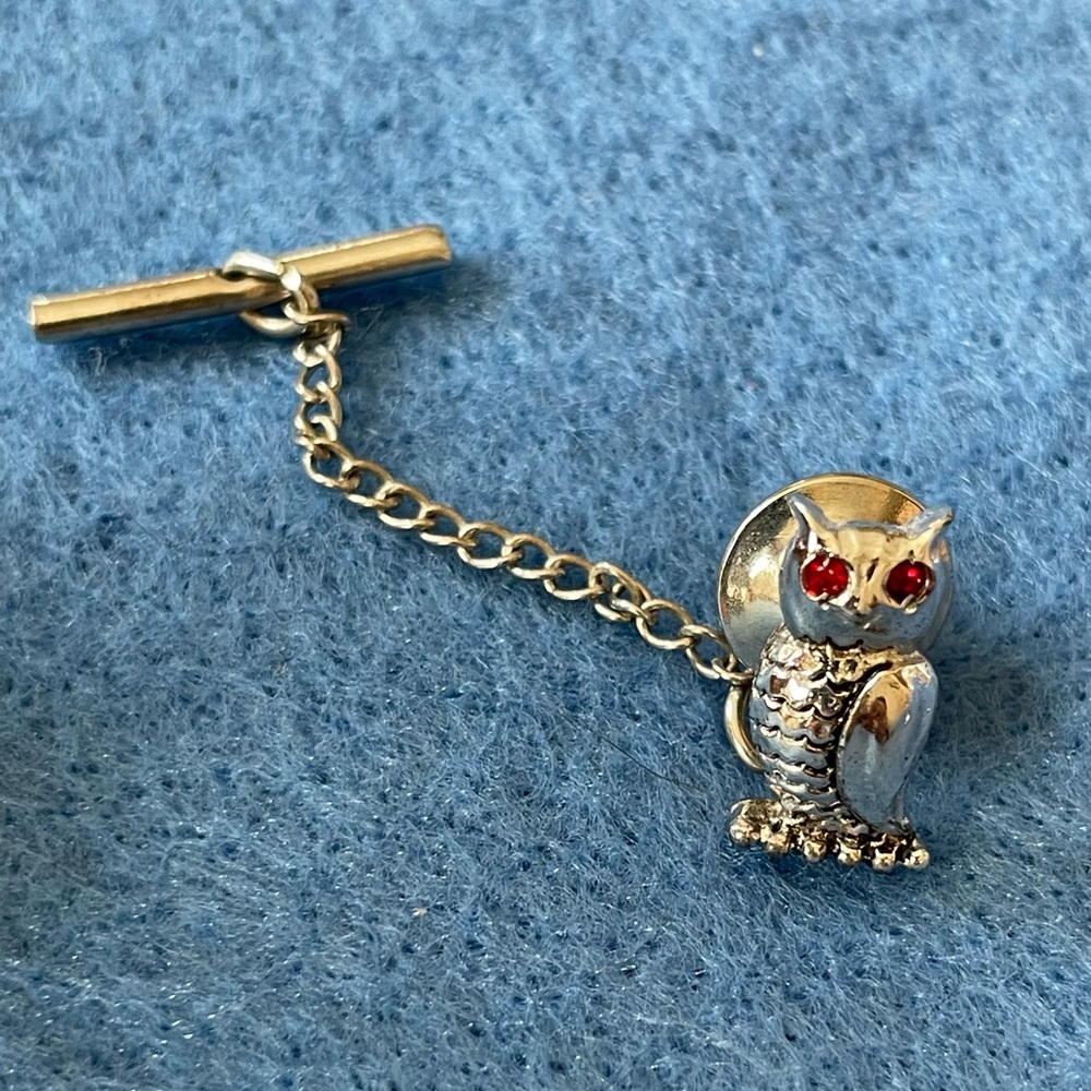 Vintage Owl Tie Pin